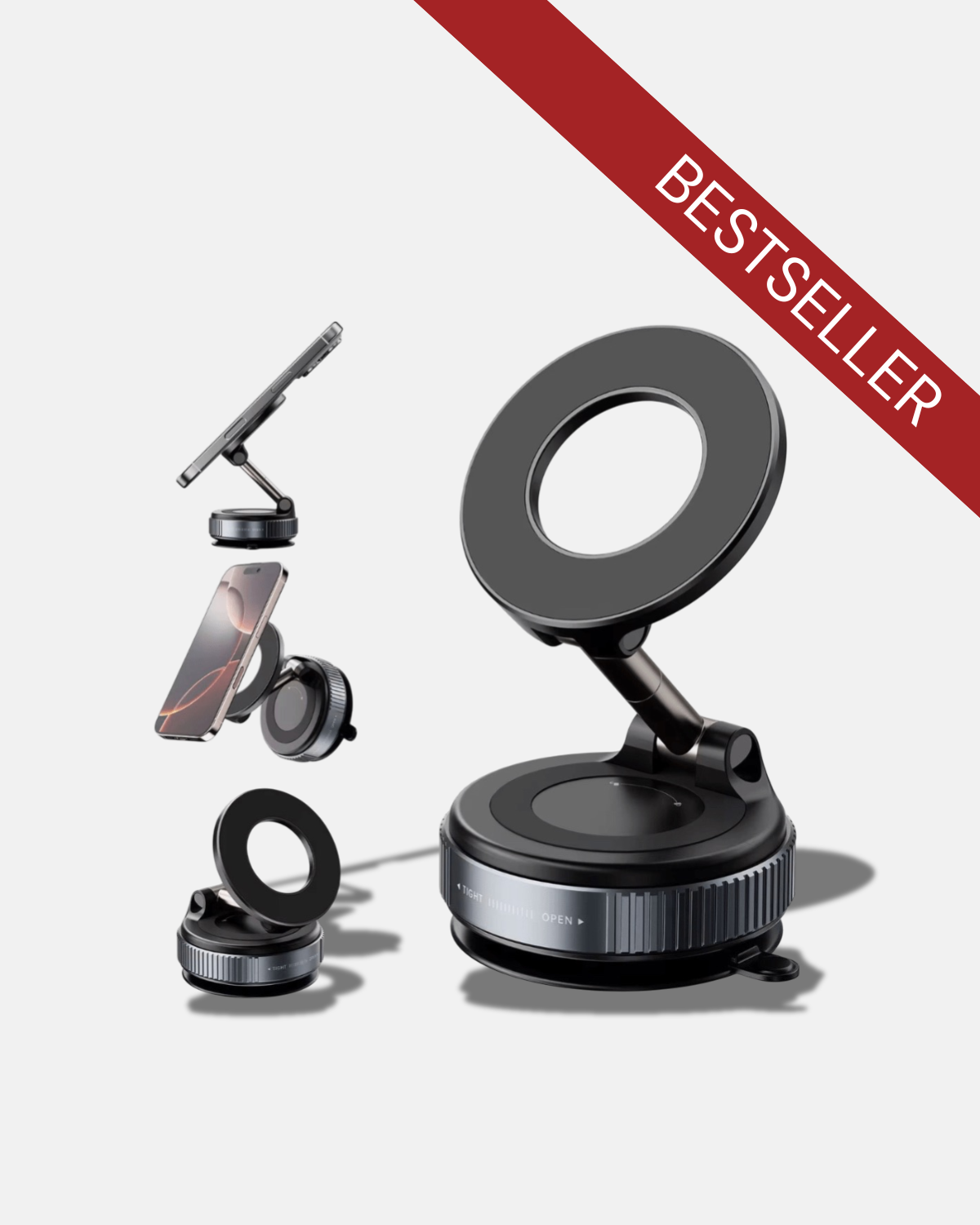 Vacuum Suction Magnetic Bracket