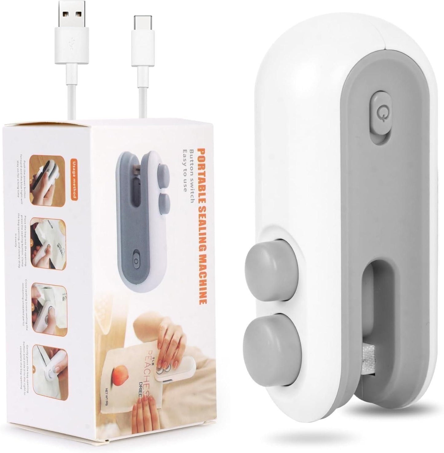 Portable Mini Sealing & Cutter Machine 2 in 1