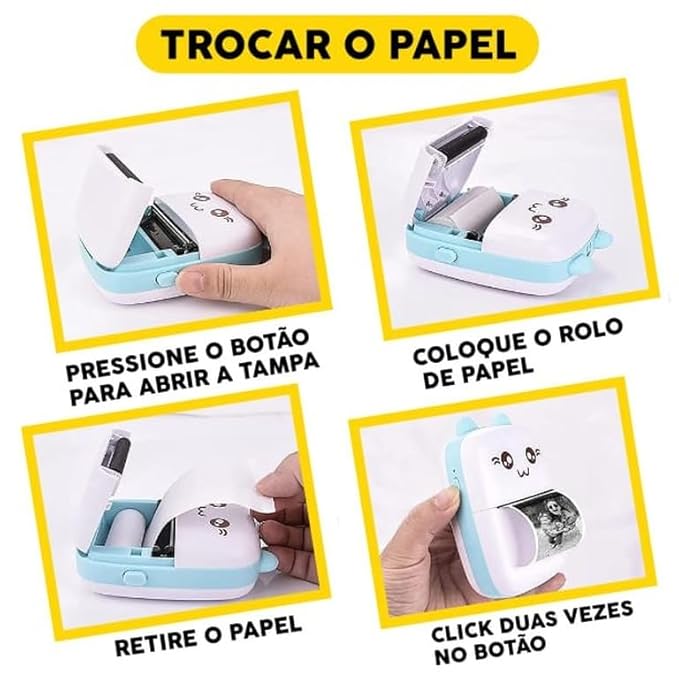 Inkless Bluetooth Pocket Printer