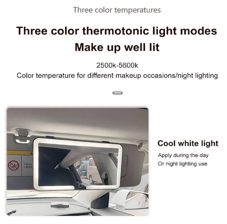 Rechargeable Mirror with LED Lights