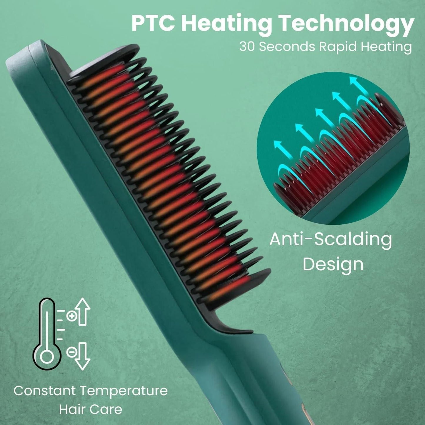 Professional Electric Hair Straightener Brush