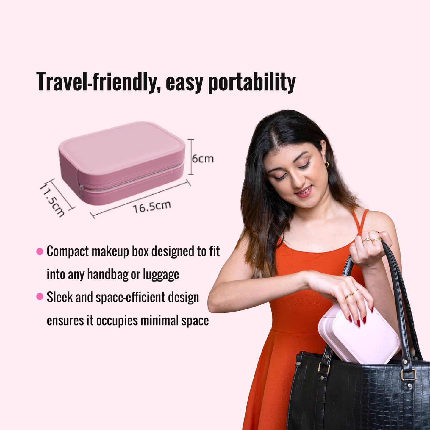 LED Makeup Box with Smart Mirror