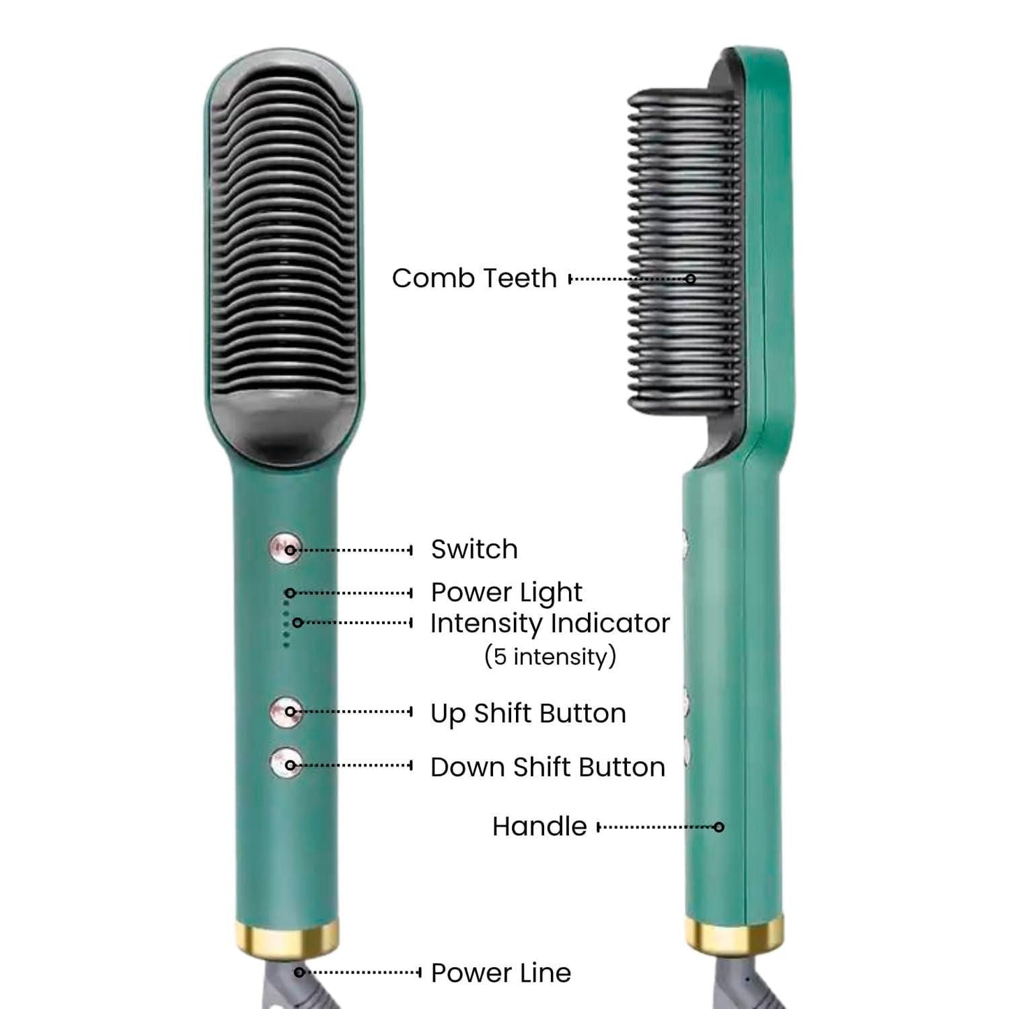 Professional Electric Hair Straightener Brush