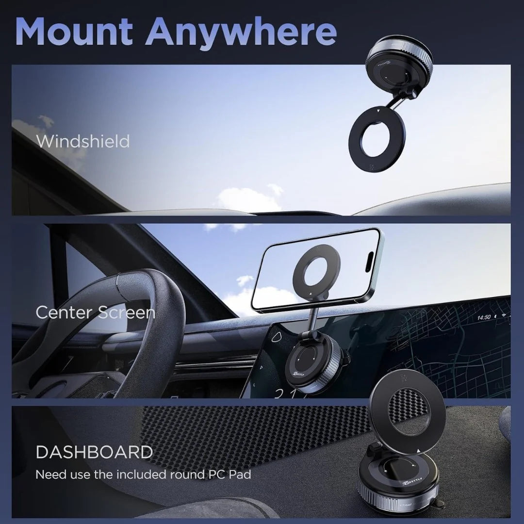 Vacuum Suction Magnetic Bracket