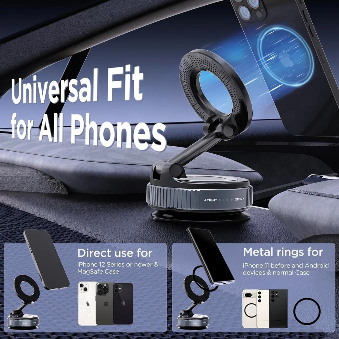 Vacuum Suction Magnetic Bracket