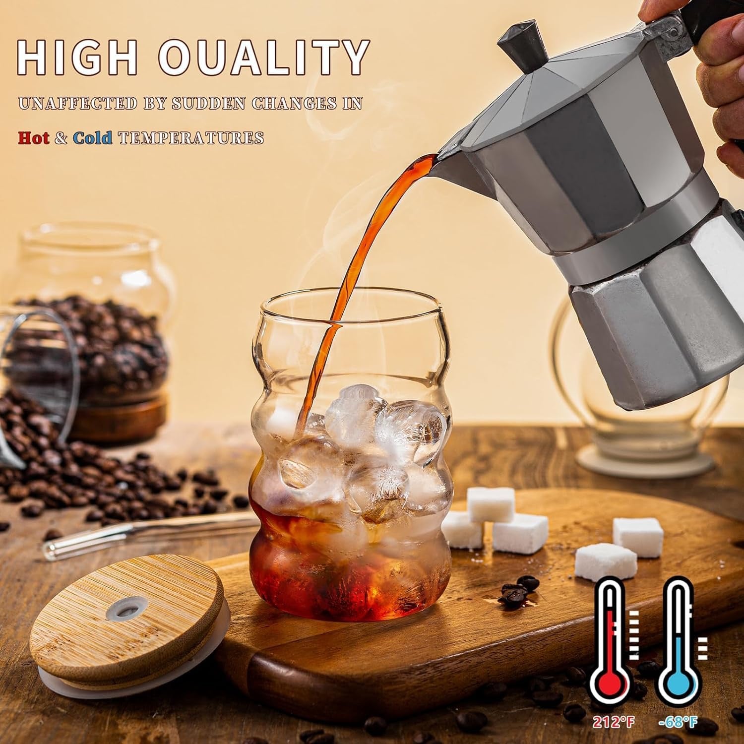 Bubble Spiral Glasses Tumbler