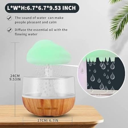 Cloud Rain Diffuser Humidifier